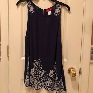 Women’s embroidered tank